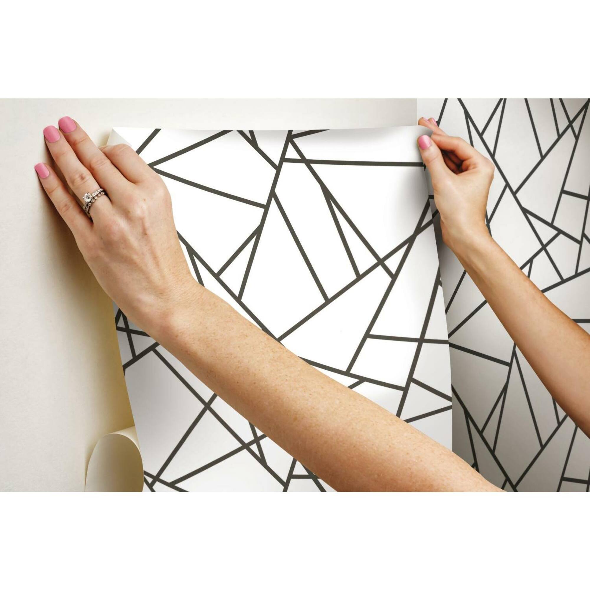 RoomMates Fracture Peel & Stick Wallpaper